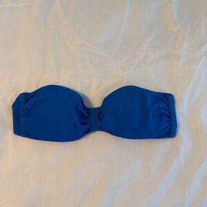 Victoria Secret Pink Blue Bandeau Bikini/Bathing suit top XS